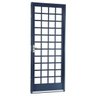 Porta de Aço Quadriculada Belfort Sasazaki 217 x 87 x 12cm - 1