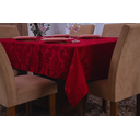 Ver imagem 2 de toalha de mesa quadrada 4 lugares tecido jacquard 1,35x1,50:bordo
