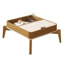 Ver imagem 1 de Mesa Centro Buriti - Off White/nature