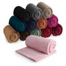 Mantinha King 1 Peça Felpuda Coberta Cobertor Frio Ultrasoft Adulto Infantil Macia Vermelho - 2