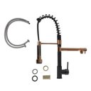 Ver imagem 3 de Torneira Gourmet Monocomando Preta/rose de 50cm - Tor-012 - Stillus Home