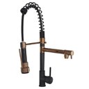 Ver imagem 1 de Torneira Gourmet Monocomando Preta/rose de 50cm - Tor-012 - Stillus Home