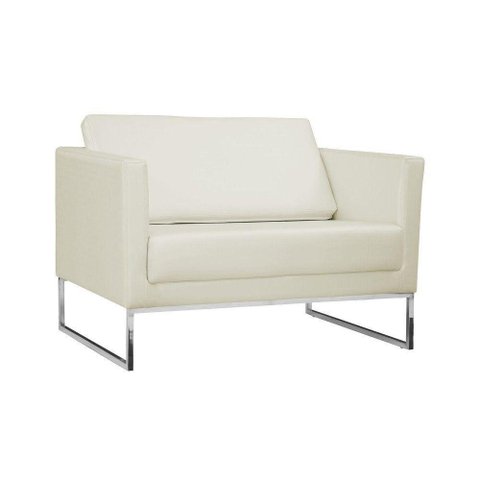 Poltrona Decorativa Julia 106cm Corano Bege Claro