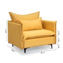 Ver imagem 4 de Poltrona com Pé Metal Sôma CabeCasa MadeiraOriginals