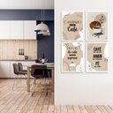 Ver imagem 2 de Kit 4 Quadros para Cantinho do Café 33x24cm:moldura Preta