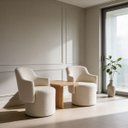 Ver imagem 1 de Kit 2 Poltrona Orgânica Decorativa Elegante Minimalista Sala