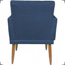 Ver imagem 5 de Kit 2 Poltronas Decorativa para Sala Recepção Nina Capitonê Suede Cores Pé Palito