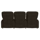 Ver imagem 7 de Poltrona Reclinável para Cinema 3 Lugares Praddo Fh9 Pu Marrom - Mpozenato