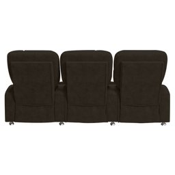 Poltrona Reclinável para Cinema 3 Lugares Praddo Fh9 Pu Marrom - Mpozenato - 7 Poltrona Reclinável para Cinema 3 Lugares Praddo Fh9 Pu Marrom - Mpozenato - 7