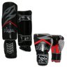 Kit Luva Boxe Muay Thai Extreme Preta + Caneleira Extreme Naja - G - 16oz - 3