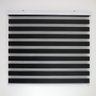 Persiana Rolo Double Vision Zebra 220larg x 220alt Preta com bando - Sala/ Escritório/Quarto/Sacada - 1