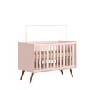 Ver imagem 1 de Berço Americano Mini Cama Retrô Qencanto Rosê - Divalê Shop