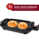 Ver imagem 3 de Elite Gourmet Griddle Elétrico 10.5"x8.5", Superfície Antiaderente, Termostato