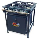 Ver imagem 1 de Fogão Industrial 4 Bocas 4QS Baixa Pressão com Forno 90L de Piso