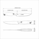 Ver imagem 5 de Faca para Churrasco e Frutas Tramontina Sublime em Aço Inox 5" Tramontina