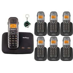 Aparelho Telefone 2 Linhas TS 5150 e 6 Ramal Bina Intelbras - 1
