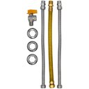 Ver imagem 1 de Kit Ligação Aquecedor 1/2mx1/2f 40cm Registro 90 Druck