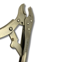 Ver imagem 4 de Alicate Pressão 10" Mordente Curvo Ajustável C/ Trava Chave Aço Carbono Niquelado Profissional 250mm