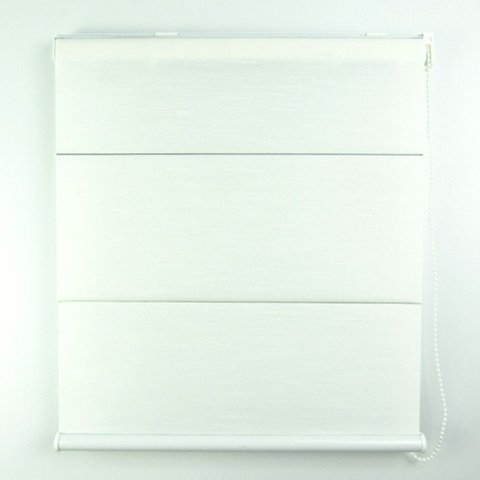 Persiana Romana Tecido Larg 1,40x1,30 Alt:Branco