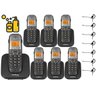 Aparelho Telefone Fixo sem Fio TS 5120 Bina 6 Ramal Headset - 1