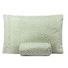 Jogo de Lençol Casal Padrão Bouti Basic Estampado 180 Fios 3 Peças - Poa Verde Cha Dona Zeze - 1