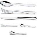 Ver imagem 1 de Faqueiro 72 Peças Completo Aço Inox Bellagio Brinox Talheres de Mesa 12 Pessoas Mesa Posta