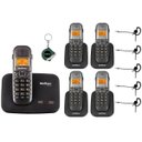 Ver imagem 1 de Kit Telefone sem Fio TS 5150 Bina 4 Ramal Headset Intelbras