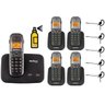 Kit Aparelho Telefone TS 5150 Bina 2 Linhas 4 Ramal Headset - 1