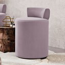 Ver imagem 2 de Puff Decorativo Orgânico Living Aegon Minimalista Veludo Rosê - Desk Design