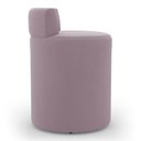Ver imagem 6 de Puff Decorativo Orgânico Living Aegon Minimalista Veludo Rosê - Desk Design
