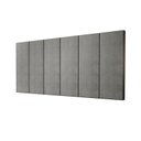 Ver imagem 3 de Painel de Cabeceira Cama Box Queen 1,60 Million Varias Cores - Comprar Móveis em Casa: Cinza