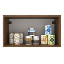 Ver imagem 4 de Armário de Cozinha Aéreo 60 cm 1 Porta Basculante Rustic/Branco Agata Madesa