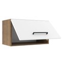 Ver imagem 5 de Armário de Cozinha Aéreo 60 cm 1 Porta Basculante Rustic/Branco Agata Madesa