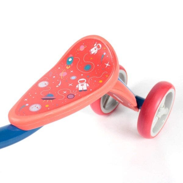 Patinete e Triciclo Infantil 2 em 1 Belfix Vermelho e Azul