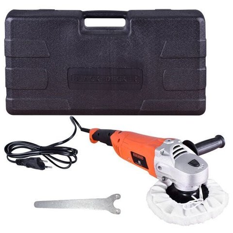Politriz 7" 1300W com Maleta Black + Decker - WP1500K - 220V