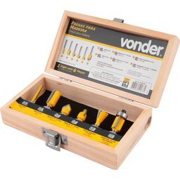 Vonder - Jogo De Fresa Para Madeira Com 6 Peças - 4