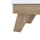 Ver imagem 6 de Guarda Roupa Infantil Confete 4 Portas e 2 Gavetas Branco/Jequitibá - Móveis Henn