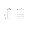 Ver imagem 2 de Cabide Docol Flat Ouro Polido - Docol