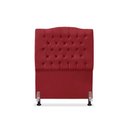 Ver imagem 3 de Cabeceira de Cama Box Solteiro 90 Cm Dunas - Veludo Vermelho.