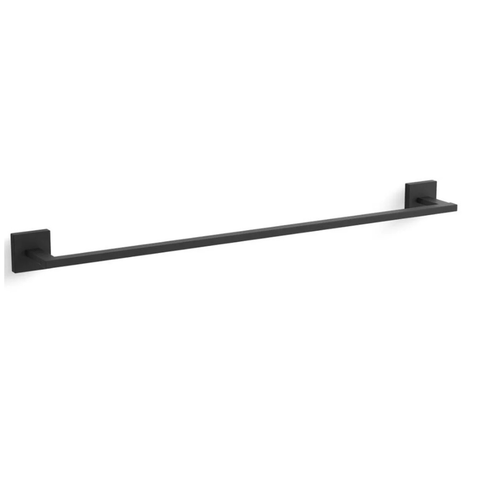 Porta Toalha 610mm Square Kohler Preto 23285br-bl
