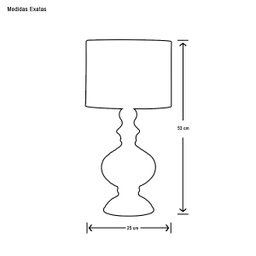 Abajur de Quarto Pequeno Colorido Imperial com Cúpula de Tecido - 2