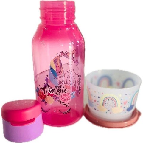Tupperware Kit 2 Peças Eco Tupper Redonda 350ml e Potinho 140ml Kit 2 Peças Eco Tupper Redonda 350ml