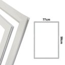 Ver imagem 2 de Gaxeta Borracha Geladeira Brastemp Bre80 Brv80 Superior W10440443