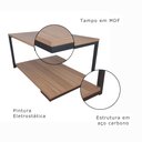 Ver imagem 7 de Mesa de Centro Strassis Design Sd-3090 Metal e Mdf Preta