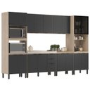 Ver imagem 2 de Cozinha Modulada 6 Peças FTM006 Avena Grafito Demobile
