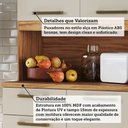 Ver imagem 5 de Cozinha Compacta Cabernet Prime 8 Portas 2 Gavetas 100% MDF Amêndoa/Off White - Rio Doce