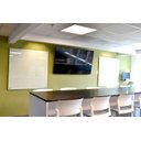 Ver imagem 7 de Painel Lousa De Vidro Temperado Branca 120x100cm com led