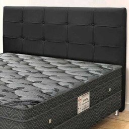 Cabeceira Casal Bellaslin para Colchão Box 140 PVC Corino Pret - 1