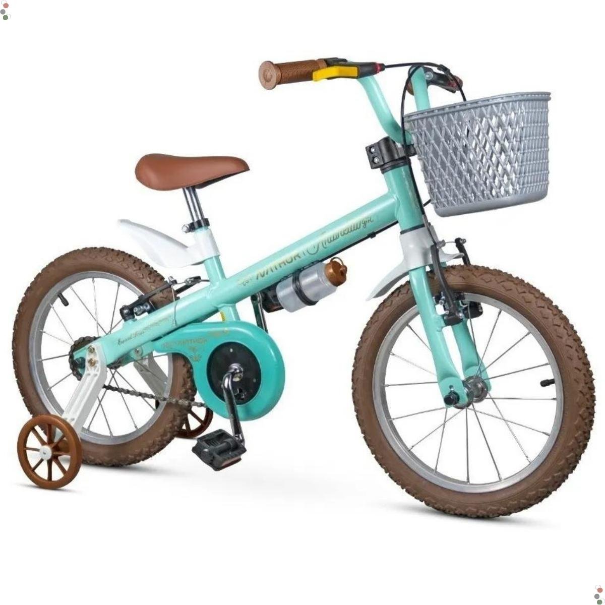 Bicicleta Infantil Nathor Aro 16 Antonella Lançamento - Verde ...