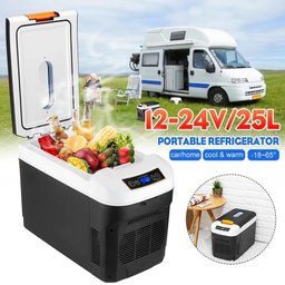 Geladeira Portatil 25 Litros Mini Cooler Refrigerador Aquecedor 25l Gigante Resfria Frigobar 2 em 1 - 2
